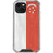 Singapore Flag Distressed iPhone 13 Mini Clear Case